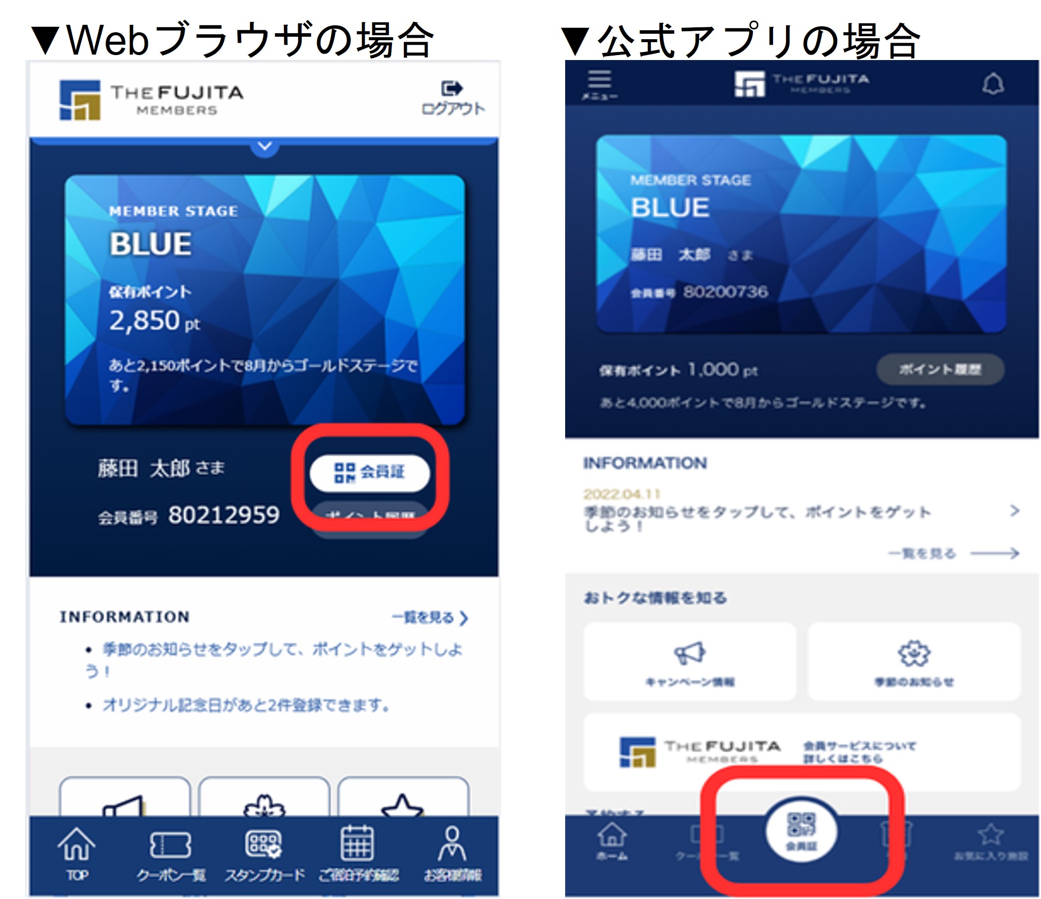 会員証_マイページ